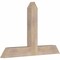 Ekena Millwork Portland Smooth Timber Gable Bracket, Douglas Fir, 48"W x 32"H x 3 1/2"D x 5 1/2"F, 16/12 Pitch GBW048X32X0406POR00SDF - alternate 5